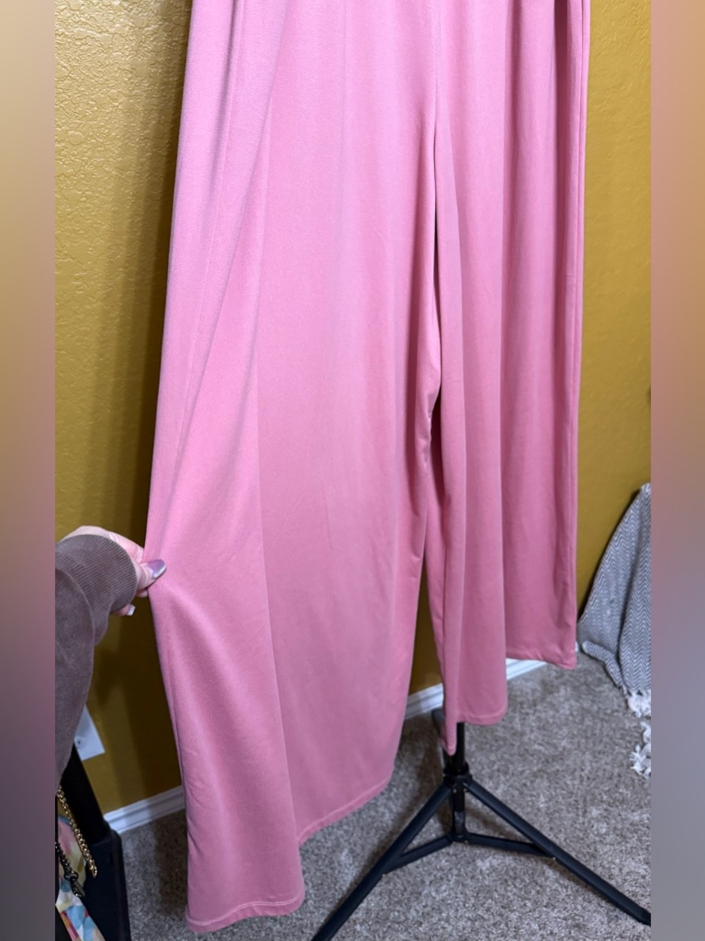Zelie for She Pink Wide Leg Palazzo Pants - 3X – Made in USA - Pockets & NWT! - Picture 9 of 9